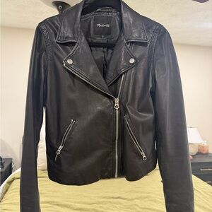 Madewell Black Leather Jacket